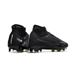 Chuteira Infantil Campo Nike Zoom Mercurial Superfly 9 Elite FG Black Pack - VENI Futebol