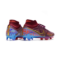 Chuteira Infantil Campo Nike Zoom Mercurial Superfly 9 Elite FG Mbappe Roxo - VENI Futebol