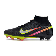 Chuteira Infantil Campo Nike Zoom Mercurial Superfly 9 Elite FG Marcus Rashford Preta Pack - VENI Futebol