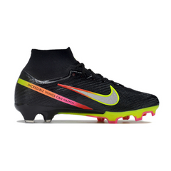 Chuteira Infantil Campo Nike Zoom Mercurial Superfly 9 Elite FG Marcus Rashford Preta Pack - VENI Futebol