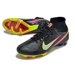 Chuteira Infantil Campo Nike Zoom Mercurial Superfly 9 Elite FG Marcus Rashford Preta Pack - VENI Futebol