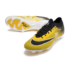 Chuteira Infantil Campo Nike Zoom Mercurial Vapor 15 Elite FG Amarela e Preta - VENI Futebol