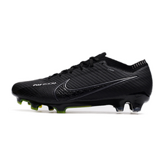 Chuteira Infantil Campo Nike Zoom Mercurial Vapor 15 Elite FG Black Pack