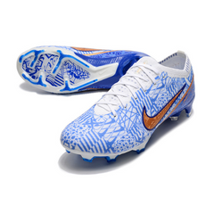 Chuteira Infantil Campo Nike Zoom Mercurial Vapor 15 Elite FG CR7 Azul - VENI Futebol