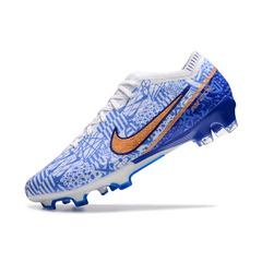 Chuteira Infantil Campo Nike Zoom Mercurial Vapor 15 Elite FG CR7 Azul - VENI Futebol