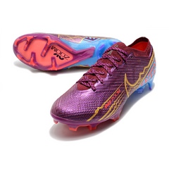 Chuteira Infantil Campo Nike Zoom Mercurial Vapor 15 Elite FG Roxa Mbappe Pack - VENI Futebol