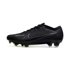 Chuteira Infantil Campo Nike Zoom Mercurial Vapor 15 Elite FG Black Shadow Pack - VENI Futebol