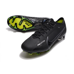 Chuteira Infantil Campo Nike Zoom Mercurial Vapor 15 Elite FG Black Shadow Pack - VENI Futebol