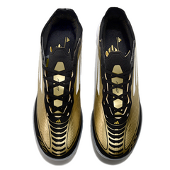 Botas de fútbol Adidas F50 Elite TF Messi Triunfo Gold Pack para niños