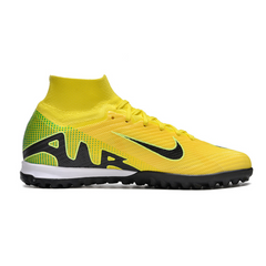 Chuteira Infantil Society Nike Zoom Mercurial Superfly 9 Elite TF Amarela e Preta - VENI Futebol