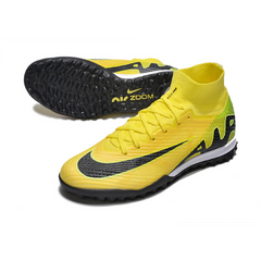 Chuteira Infantil Society Nike Zoom Mercurial Superfly 9 Elite TF Amarela e Preta - VENI Futebol