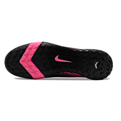 Botas de fútbol Nike Zoom Mercurial Superfly 10 Elite TF para niños en negro y rosa