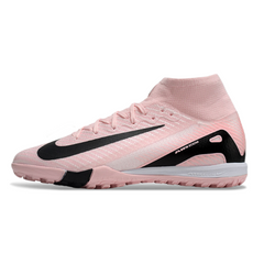 Chuteira Infantil Society Nike Zoom Mercurial Superfly 10 Elite TF Rosa e Preto