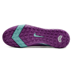 Chuteira Infantil Society Nike Zoom Mercurial Superfly 10 Elite TF Roxo e Azul