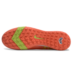 Chuteira Infantil Society Nike Zoom Mercurial Superfly 10 Elite TF Vermelho e Amarelo