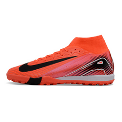 Chuteira Infantil Society Nike Zoom Mercurial Superfly 10 Elite TF Vermelha e Preta