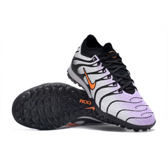 Chuteira Infantil Society Nike Zoom Mercurial Vapor 15 Elite TF Branca,Preta e Laranja - VENI Futebol