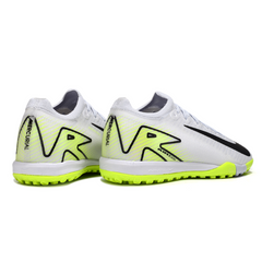 Chuteira Infantil Society Nike Zoom Mercurial Vapor 16 Elite TF Branca e Verde