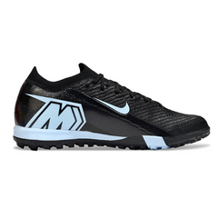 Chuteira Infantil Society Nike Zoom Mercurial Vapor 16 Elite TF Preta e Branca