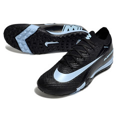 Chuteira Infantil Society Nike Zoom Mercurial Vapor 16 Elite TF Preta e Branca