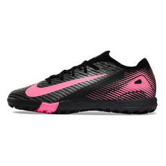 Chuteira Infantil Society Nike Zoom Mercurial Vapor 16 Elite TF Preta e Rosa