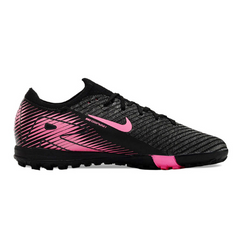 Nike Zoom Mercurial Vapor 16 Elite TF Black and Pink Kids' Soccer Cleats