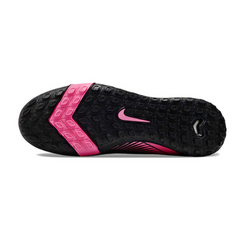 Nike Zoom Mercurial Vapor 16 Elite TF Black and Pink Kids' Soccer Cleats