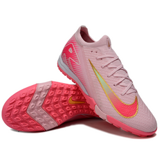 Chuteira Infantil Society Nike Zoom Mercurial Vapor 16 Elite TF Rosa Claro