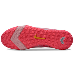 Chuteira Infantil Society Nike Zoom Mercurial Vapor 16 Elite TF Rosa Claro