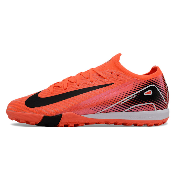 Chuteira Society TF Nike Zoom Mercurial Vapor 16 Elite Vermelha e Preta Infantil