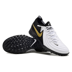 Chuteira Infantil Society Nike Phantom GX2 Elite TF Branca e Preta - VENI Futebol