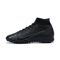 Chuteira Infantil Society Nike Zoom Mercurial Superfly 9 Elite TF Black Pack