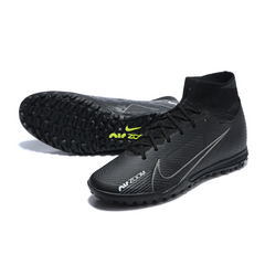 Chuteira Infantil Society Nike Zoom Mercurial Superfly 9 Elite TF Black Pack - VENI Futebol