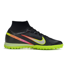 Chuteira Infantil Society Nike Zoom Mercurial Superfly 9 Elite TF Rashford Preta Pack - VENI Futebol