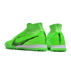 Chuteira Infantil Society Nike Zoom Mercurial Superfly 9 Elite TF Verde e Preta - VENI Futebol