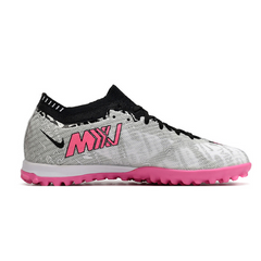 Chuteira Infantil Society Nike Zoom Mercurial Vapor 15 Elite TF Cinza e Rosa - VENI Futebol