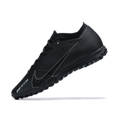 Chuteira Infantil Society Nike Zoom Mercurial Vapor 15 Elite TF Black Pack - VENI Futebol