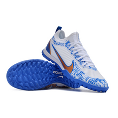 Chuteira Infantil Society Nike Zoom Mercurial Vapor 15 Pro Zoom TF Azul CR7 Pack - VENI Futebol