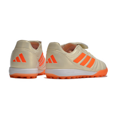 Chuteira Society Adidas Copa Gloro TF Branca e Laranja - VENI Futebol