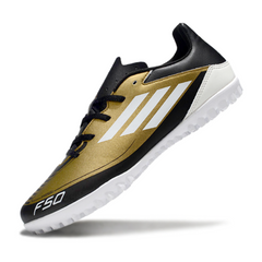 Botas de fútbol Adidas F50 Club TF Messi Triunfo Gold Pack