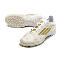 Adidas F50 Elite TF White and Gold Society Football Boots