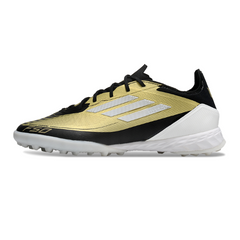 Chuteira Society Adidas F50 Elite TF Messi Triunfo Dourado Pack