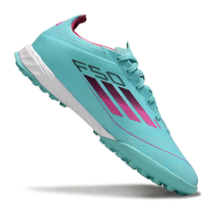 Chuteira Society Adidas F50 Elite TF Azul claro
