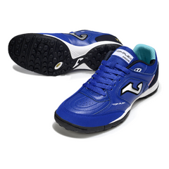 Chuteira Society Joma Top Flex TF Azul e Preta