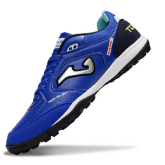 Chuteira Society Joma Top Flex TF Azul e Preta