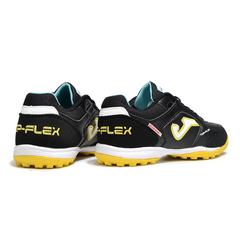 Chuteira Society Joma Top Flex TF Preta e Amarela