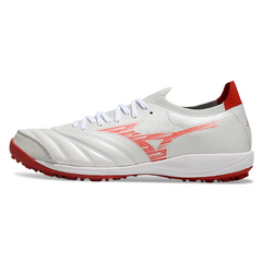 Chuteira Society Mizuno Neo Sala TF Branco e Vermelho