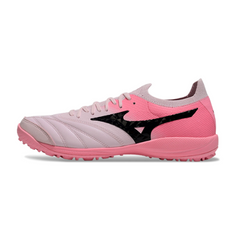 Chuteira Society Mizuno Neo Sala TF Rosa e Branco