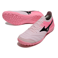 Botas de fútbol Mizuno Neo Sala TF rosa y blanco