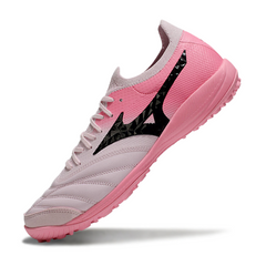 Botas de fútbol Mizuno Neo Sala TF rosa y blanco